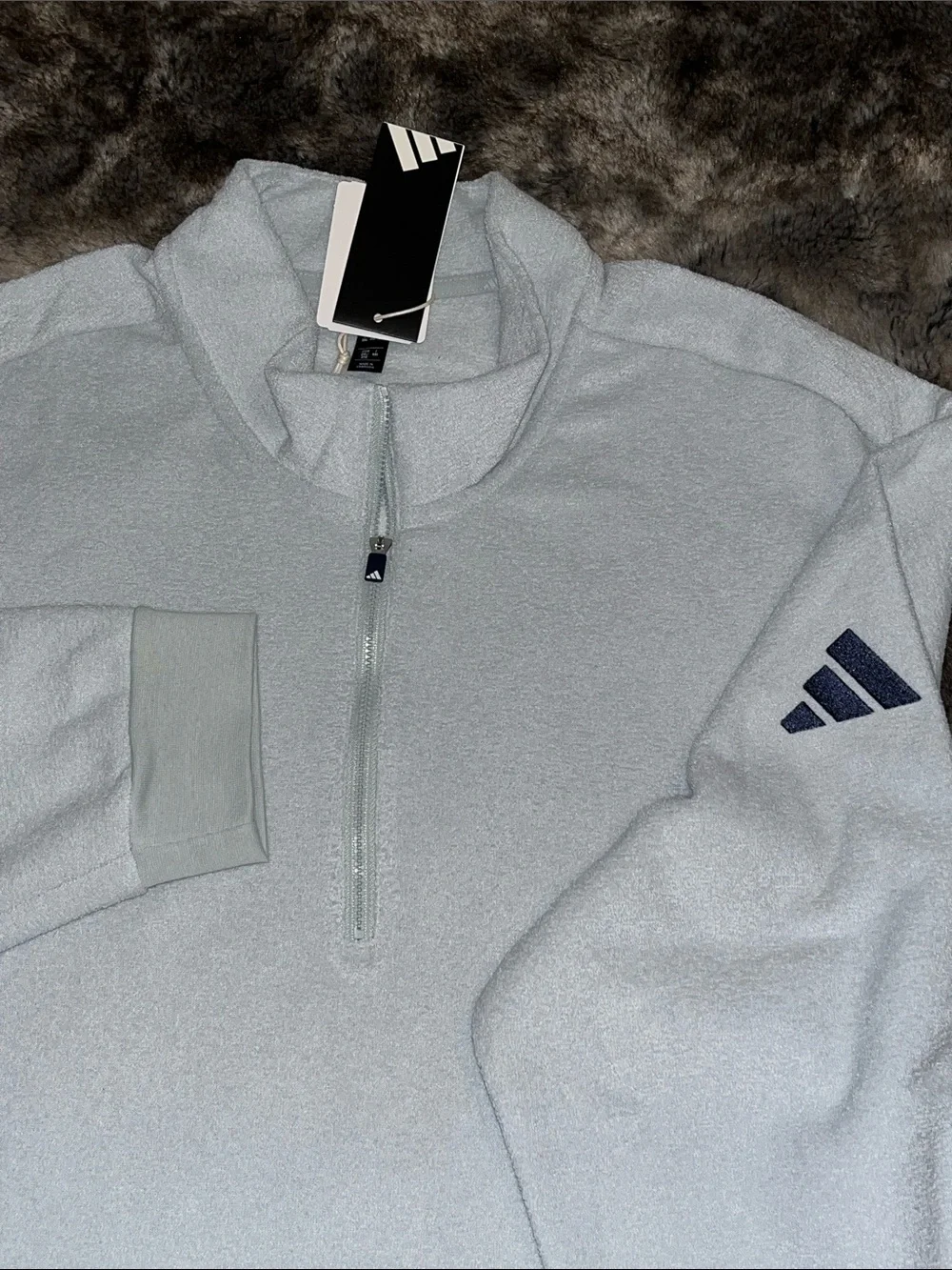 adidas golf 1/4 Zip Men's 2XL XXL Ultimate 365 Soft Pullover  silver $85